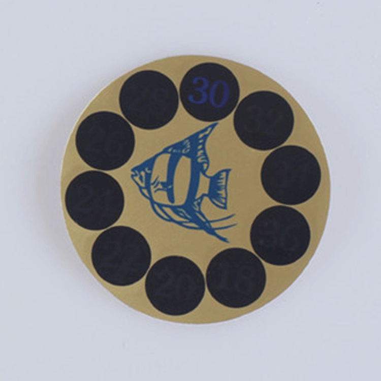 Aquarium fish tank glass patch thermometer LCD monitor aquarium temperature color floating thermometer