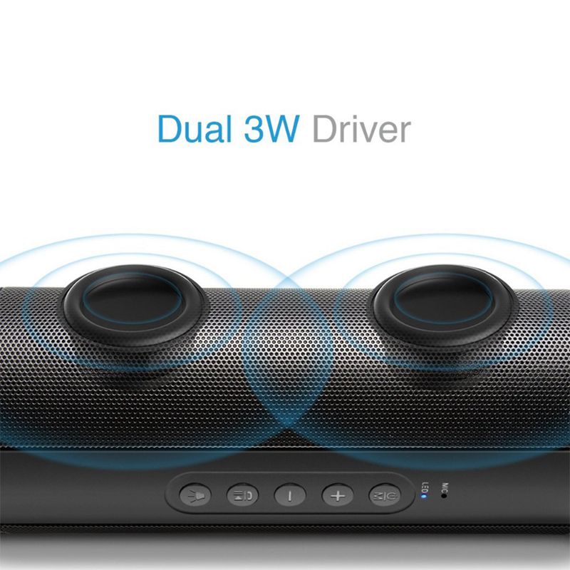 IPX7 Waterproof Outdoor HIFI Column Speaker Wireless Bluetooth Speaker Subwoofer Sound Box with Flashlight Support