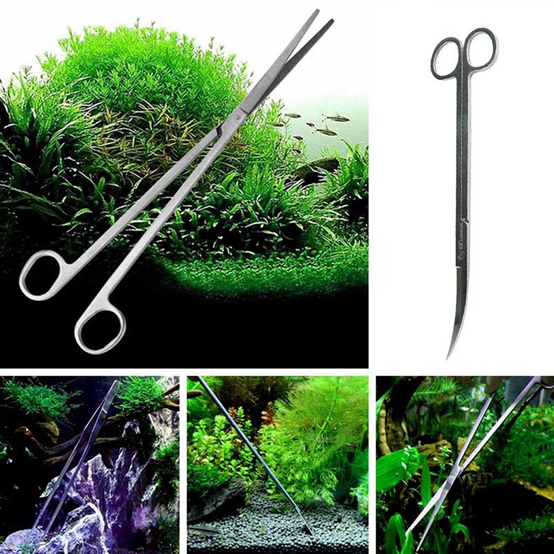 Aquarium Onderhoud Gereedschap Kit Pincet Schaar Voor Levende Planten Gras Aquario Accessoire Fish Aquatic Dierbenodigdheden