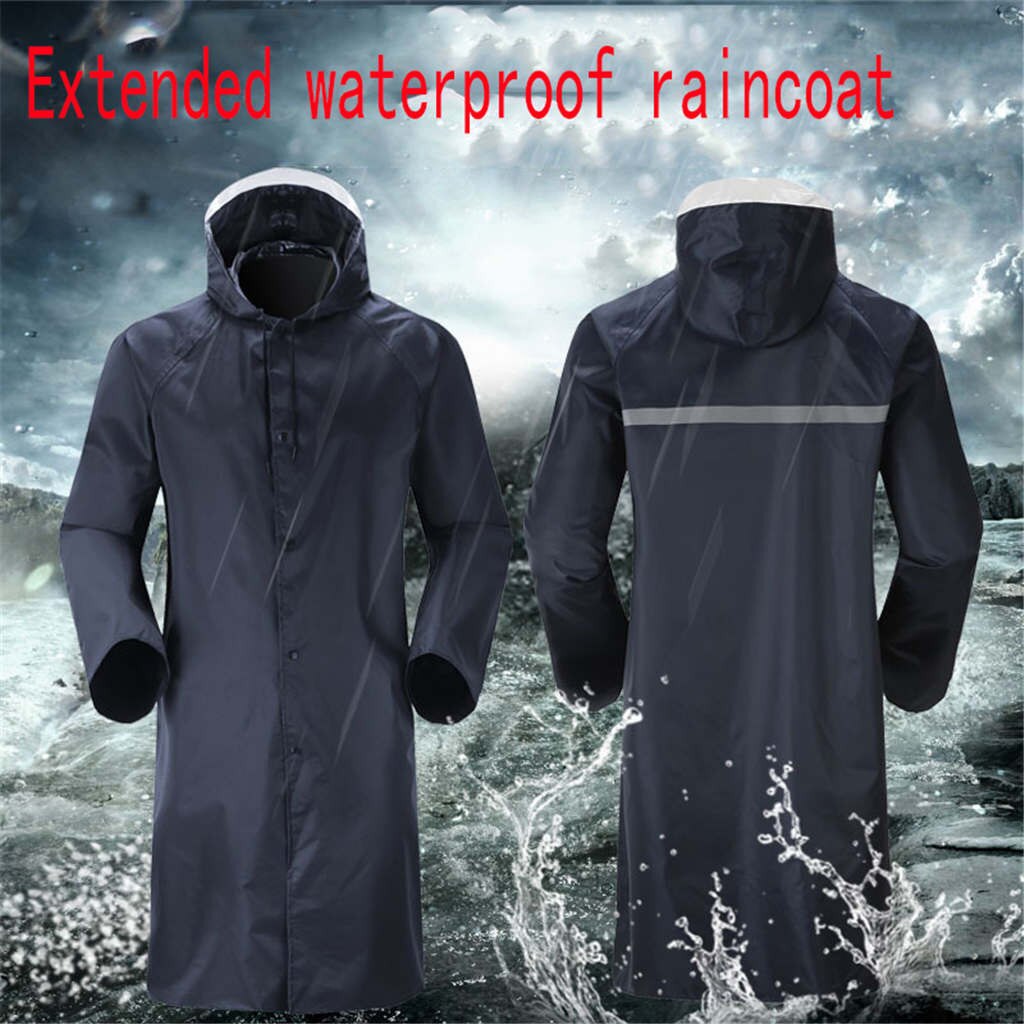 Rain Coat Light Raincoat Men Impermeable Waterproof Camping Trekking Hooded Long Sleeve Cloak Raincoat capa de chuva #2D03