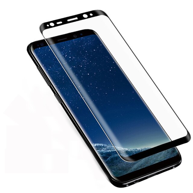 9D Volledige Gebogen Gehard Glas Voor Samsung Galaxy S8 S9 Plus Note 9 8 Screen Protector S10 Plus Voor Samsung beschermende Film