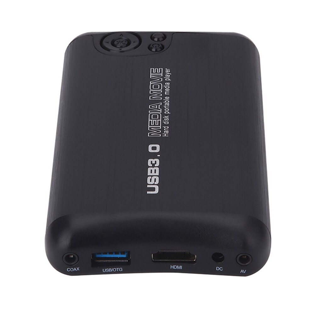 Full HD Media Player Autoplay Mini Portable SATA 1080P USB3.0 Support MKV 2.5inch HDD U Disk H.264 HDMI AV Output Music Video