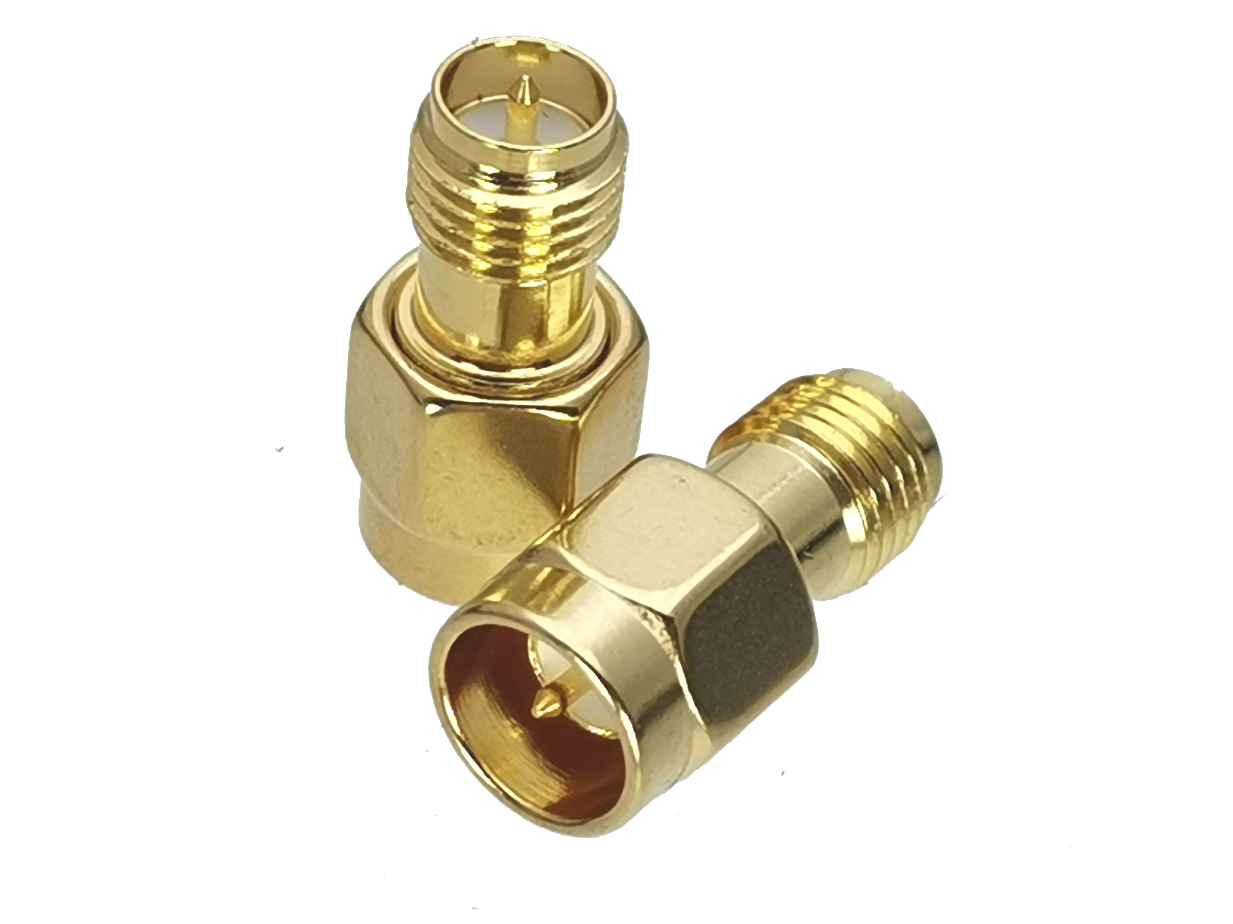 1Stck RP-SMA rpsma zu sma/RP-SMA Stecker & Buchse Buchse rf Koaxial Adapter Stecker Prüfung konverter: Orange