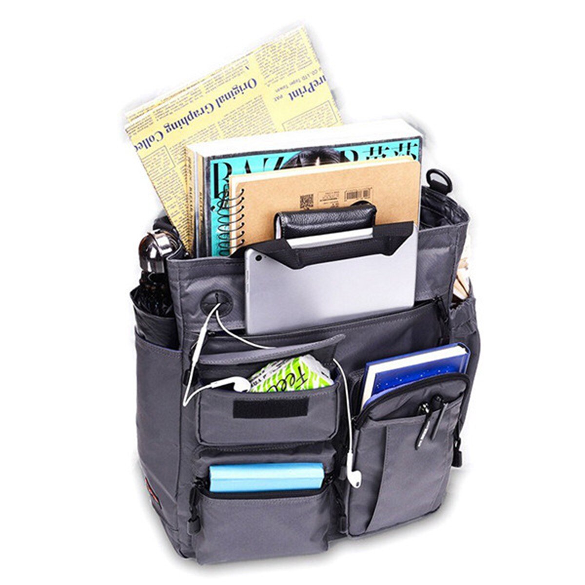 Mannen Waterdichte Grote Capaciteit Crossbody Schoudertas Multifunctionele Nylon Mannelijke Zakken Grey Reistassen Zwart Bolso De Los Hombres