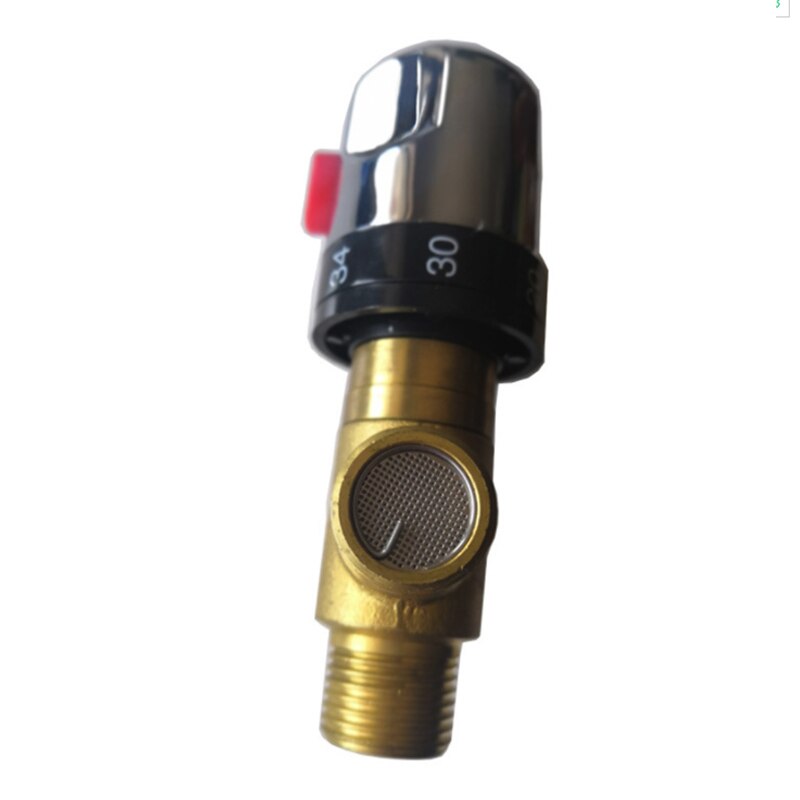 Thermostatic Cartridge Brass Thermostatic Mixer Valve Chrome Temperature Control Shower Mixer Valve Constant Temperature Valve