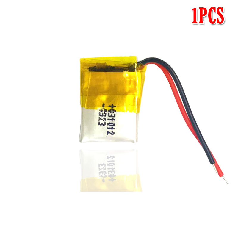 30mAh 3.7V 301012 lithium polymer lipo rechargeable battery for GPS MP3 MP4 PAD DVD DIY bluetooth headphone speaker phone: 1pcs