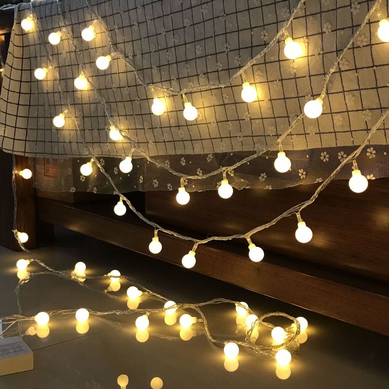2M3M 6M Fairy lights Garland LED Ball String Lights Waterproof for Christmas Tree Wedding Home Indoor Decoration Battery Powered
