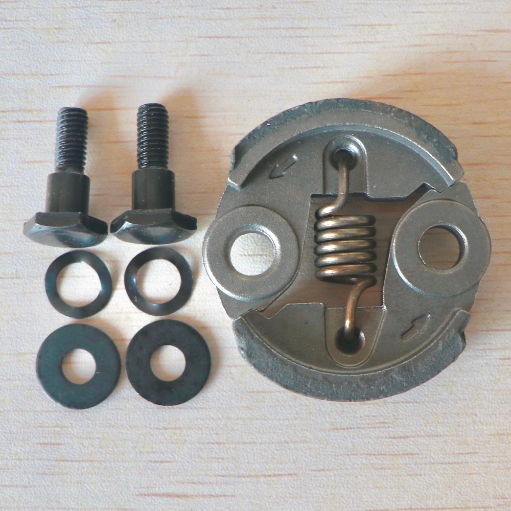 Ensemble d'embrayages pour débroussailleuse, 2 temps 34F, avec vis