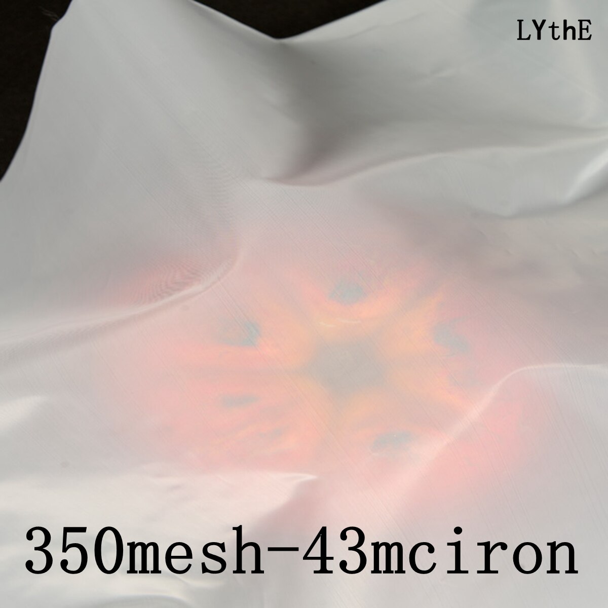 Colador de malla de seda blanca, tela de red de alta precisión, filtro de agua de nailon para cocina, para nueces, leche, miel y café: 350Mesh-43micron