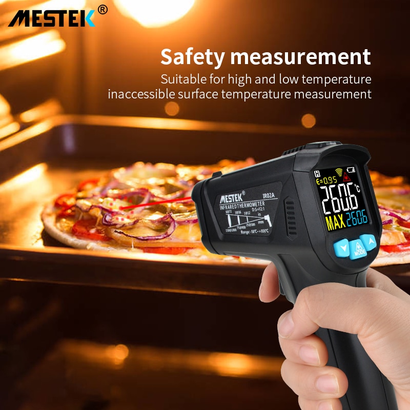 digital infrared thermometer termometro infrarojo digital Pyrometer infrared -50~800 degree Non-contact Temperature Tester