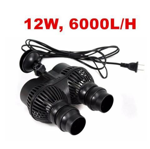 12/24w Aquarium Wavemaker Double Power Head Water Circulation Pump With Suction Cup Adjustable Direction Making Water Current: jvp201 12W
