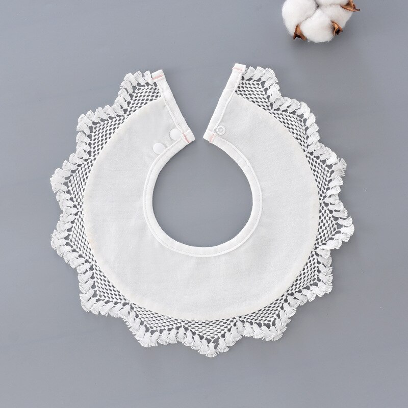 Slabbetjes voor baby's, katoenen bloemen, waterdichte slabbetjes, 360- graden, speekselhanddoek, baby babador, voedingsschort, baby boertjesdoeken, wwd 034