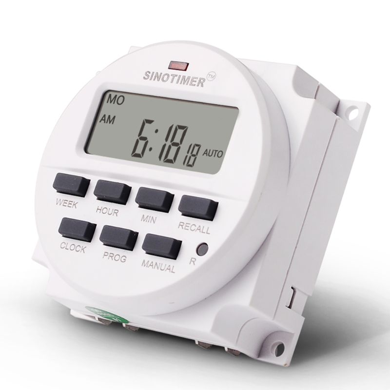AC 220V LCD Digital Programmierbare Timer Schalter mit Countdown-Zeit Funktion