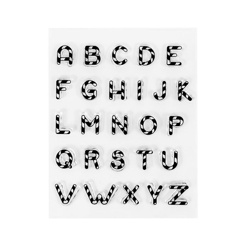 Sello con letras en relieve para decoración de pasteles, utensilios de pastelería para Fondant, Fondant, letras dulces, bricolaje,: B04