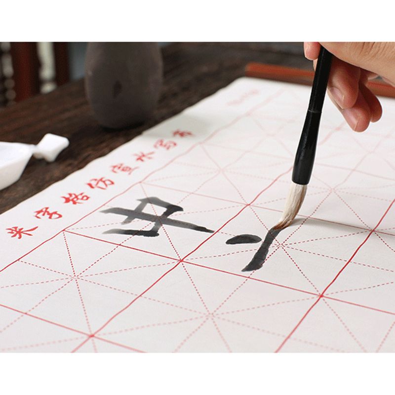 4 stk / sæt genanvendelig kinesisk kalligrafi magisk vand skriveklud børste kopibog r9ja