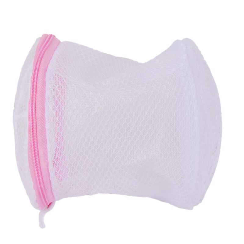 Sac à linge zippé en nylon pliable pour machine à laver, sac à linge pliable pour soutien-gorge, chaussettes, sous-vêtements, filet de lavage: 17 cmx 15cm 1pc soutien-gorge