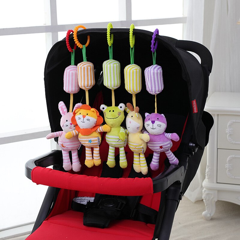 Jjovce Neonatale Ring-Bell Baby Trolley Opknoping Bell Speelgoed Baby Bed Ring Bel Speelgoed WJ594