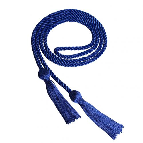 1 pièces couleur unie Graduation cordons avec gland Polyester fil honneur cordon pour les étudiants de fin d'études: Bleu
