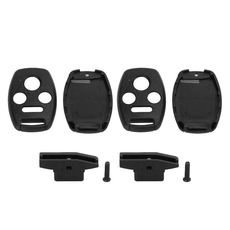 Smart Key Shell Car Key Fob Case Plastic Durable Black Wearproof Replacement for Pilot for Upgrade