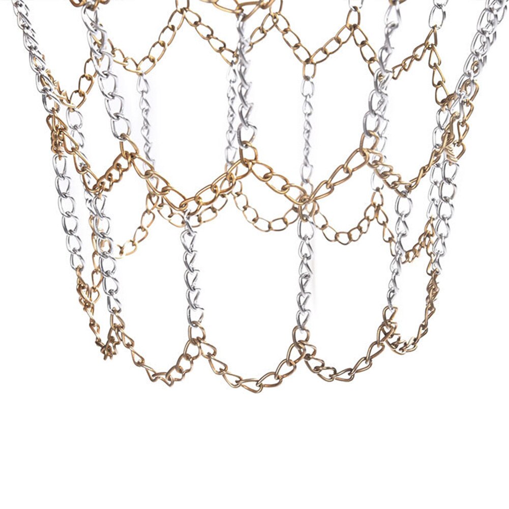 Basketball Net Outdoor Galvanized Steel Training Durable Hoop Goal Universal Heavy Duty Indoor Games Chain Standard Sports