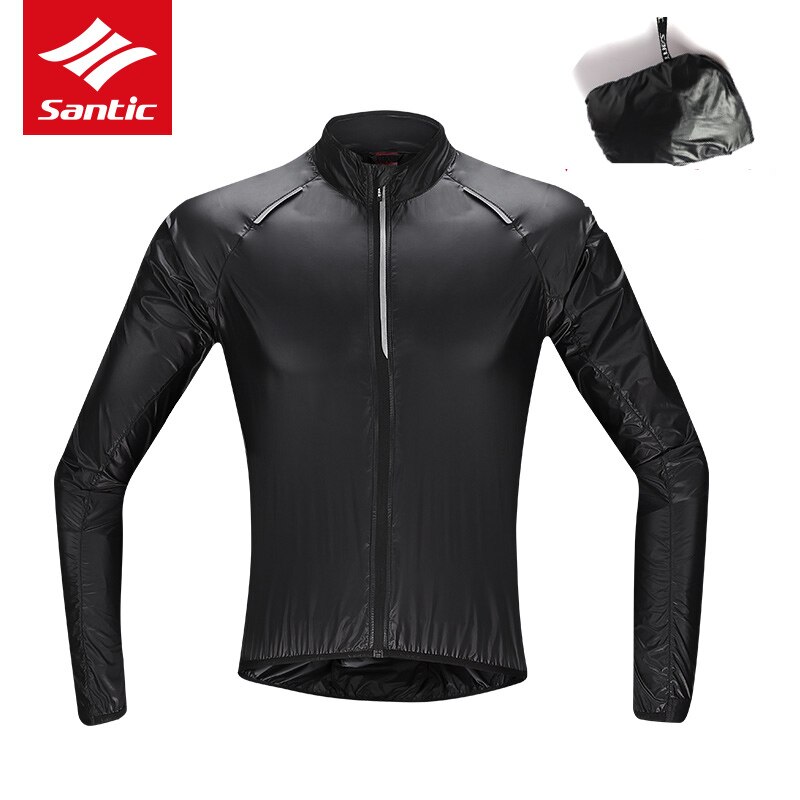 Santic Männer Radfahren Haut Mantel Winddicht Wasserdichte Kleine Regen Sonnenschutz Reiten Licht SkinCoat Bike Jacken M0C07033