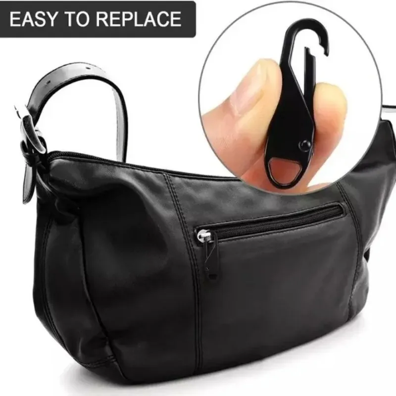 Kit de reparación de cremallera instantánea, tirador deslizante de cremallera de , repuesto para hebilla rota, bolsa de viaje, cabeza de cremallera de maleta, 2/8 Uds.