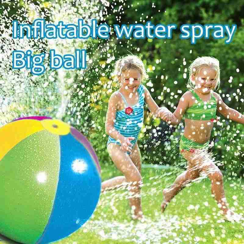 Grappige Opblaasbare Spray Water Bal Kinderen Zomer Zwembad Ballen Strand Spelen Outdoor Spelen De Smash Speelgoed Gazon t3P3