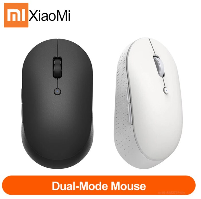 Originele Xiaomi Draadloze Dual-Mode Muis Stille Ergonomische Bluetooth Usb Zijknoppen Portable Mini Draadloze Muizen Voor Laptop