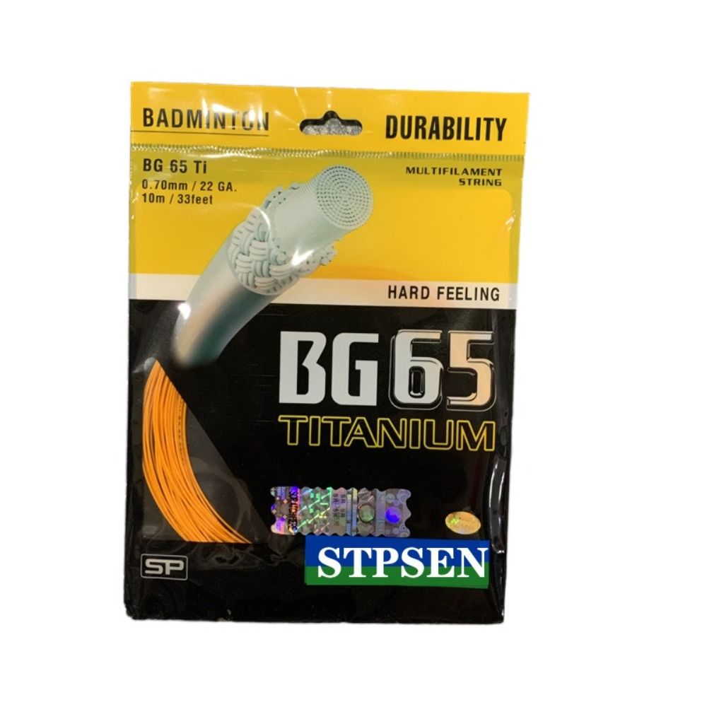 10M Multicolor Badminton Racket String Tool Badminton Racquet Wire BG65 BG65Ti Racquet Stringing Dia.0.7mm: Yellow