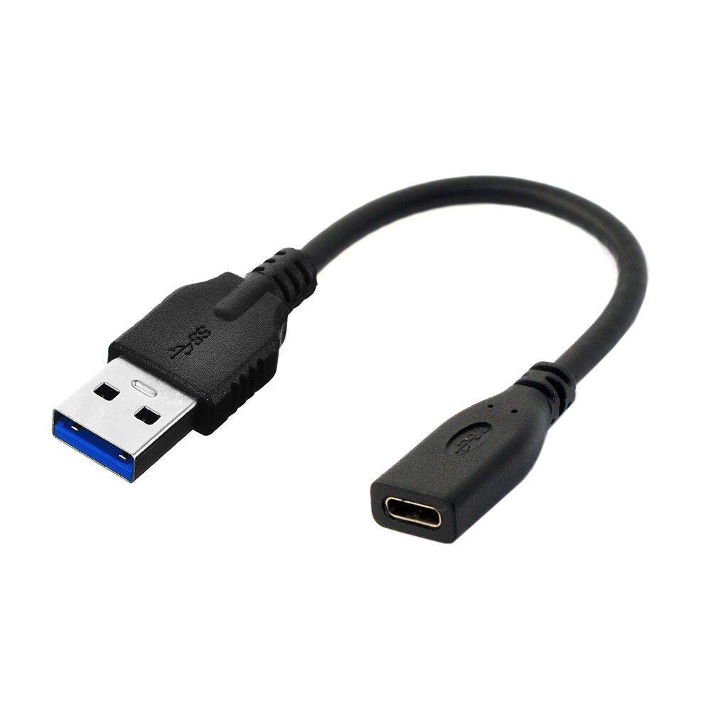 Câble de données USB USB-C Type C femelle vers USB 3.1 A mâle-20cm, 3.0