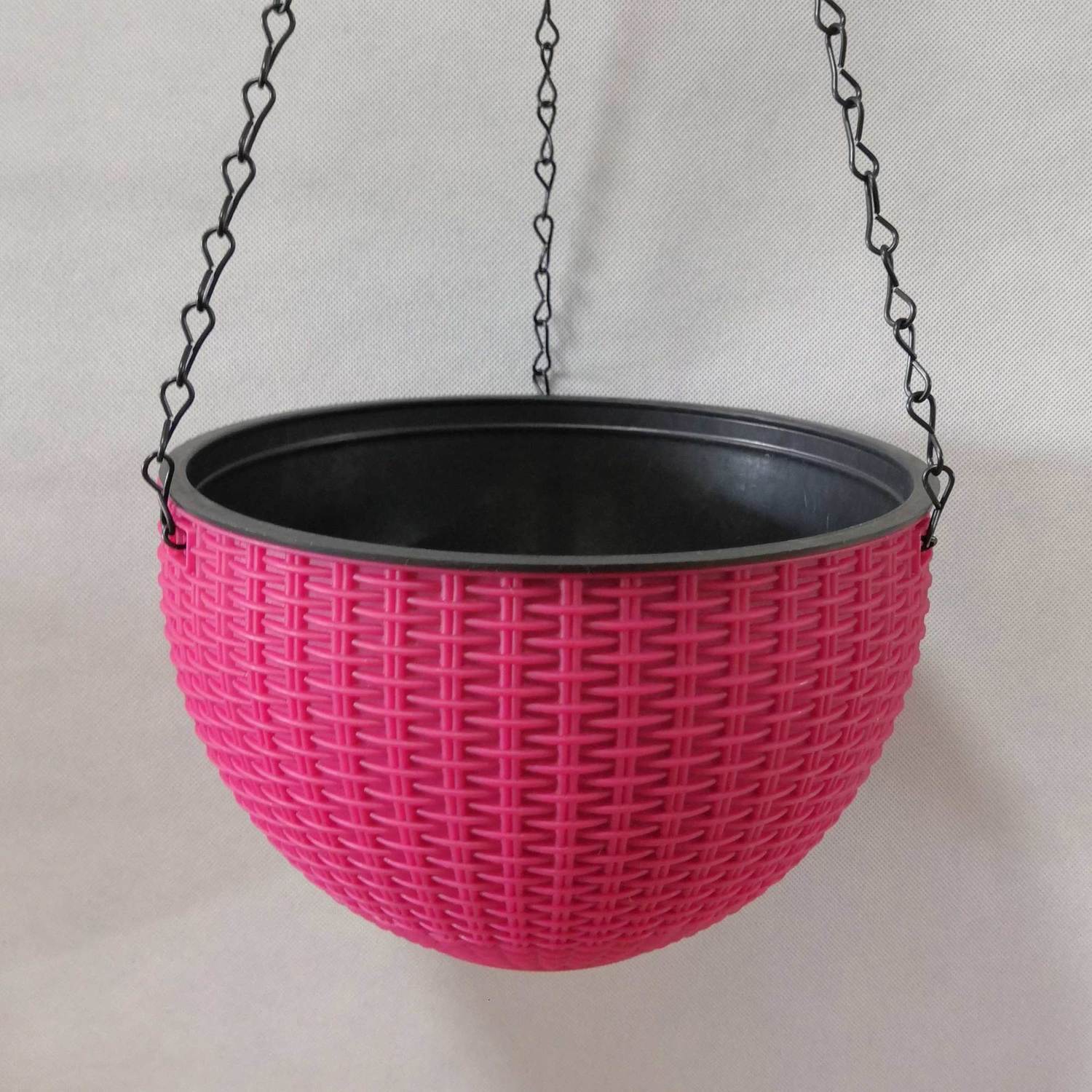 1 Pcs Potted Plants Hanging Baskets Indoor Balcony Plant Flowers Grass Garden Pots Planters Garden Supplies 20cm Caliber G270: Red