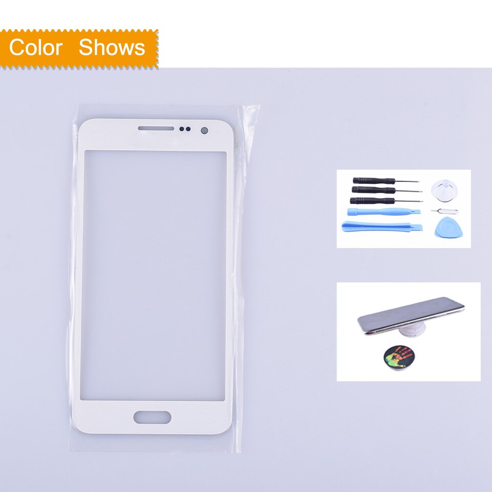 Für Samsung Galaxis A3 A300 A300H A300F A300M A3000 SM-A300H/DS berühren Bildschirm Vorderseite Glas Tafel TouchScreen Äußehe glas Objektiv: weiß mit gift