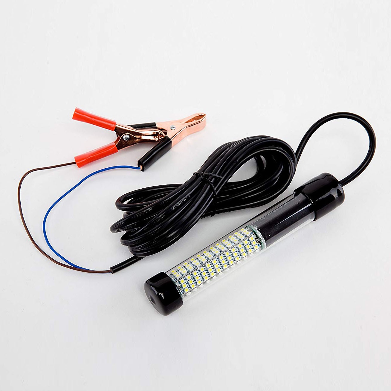 5 m 12 v 180 led 900 lumen lokkemad finder natfiskerbåd nedsænkelig dybt undervands led fiskelampe lys