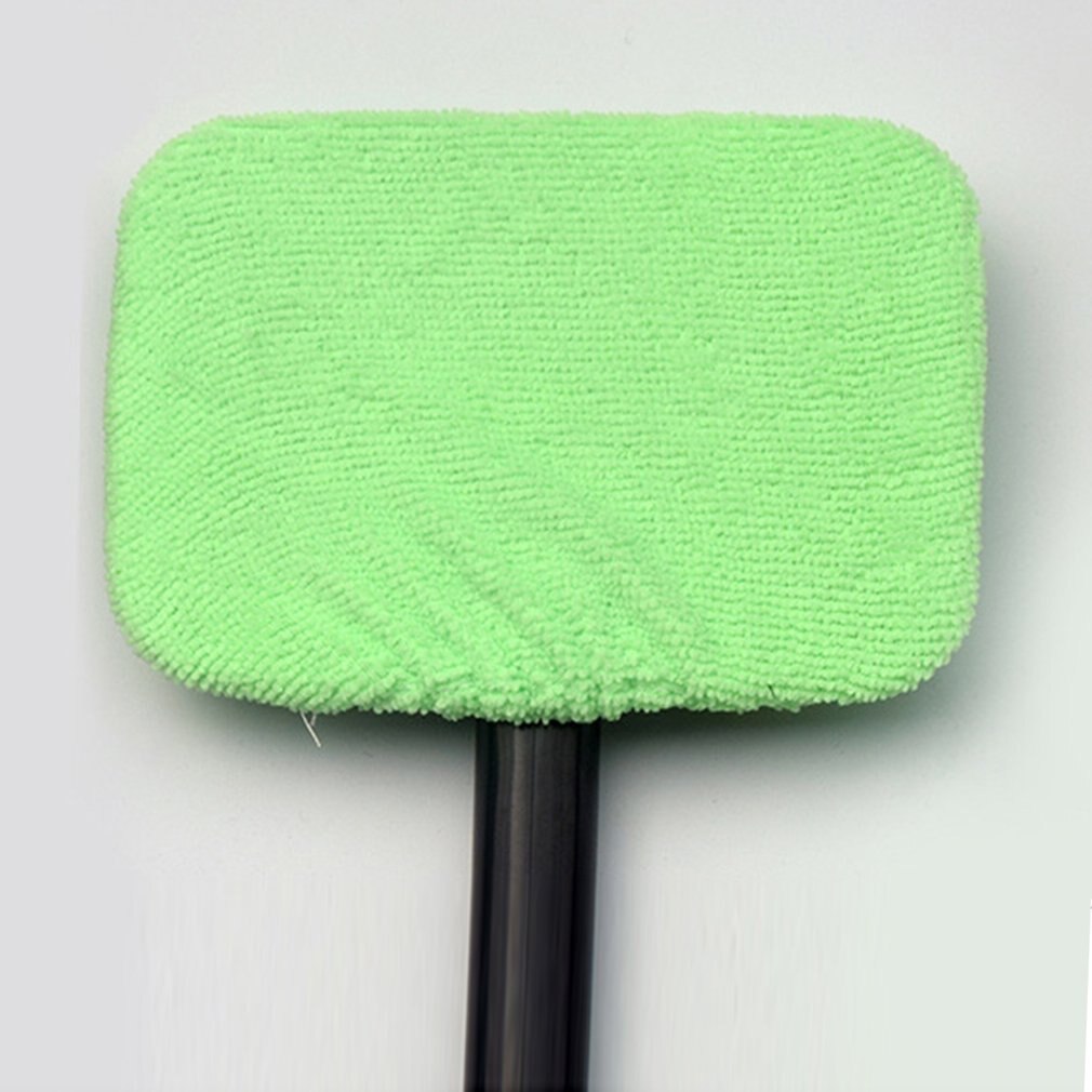 Windshield Easy Cleaner Clean Hard-To-Reach Windows On Your Car Home Washable with Ergonomic Handle Microfiber Bonnet