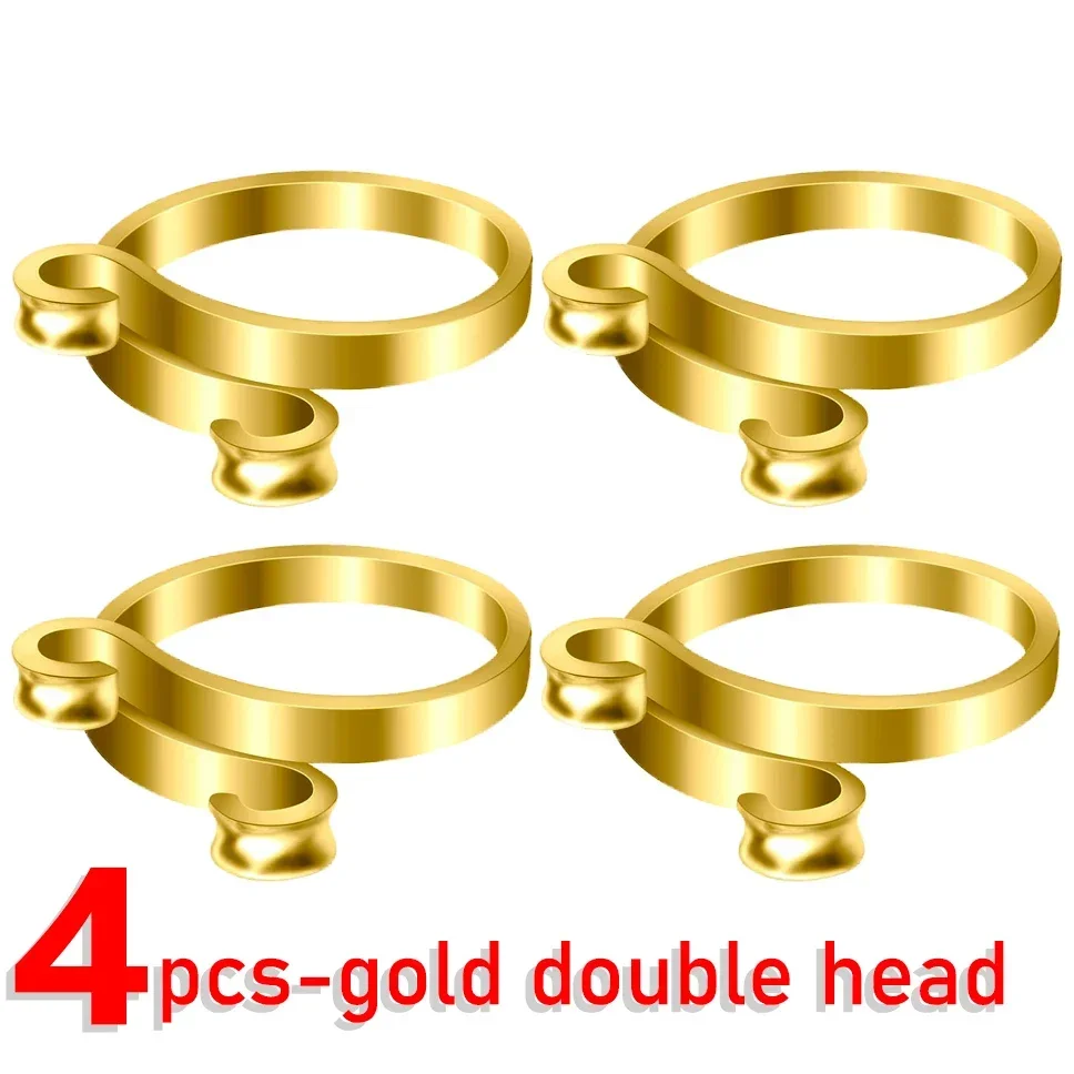 Anillos ajustables para tejer ganchillo, guía de hilo DIY, soporte más rápido para dedo, herramienta para ganchillo, suministros de costura, 4/1 Uds.: plum