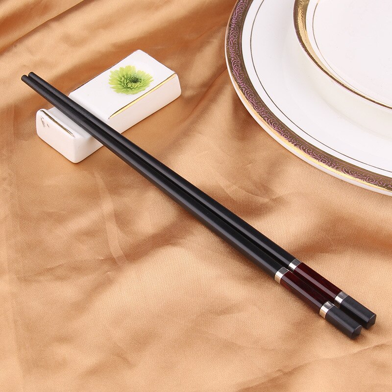 Palillos Chinos bonitos de acero inoxidable, Baguette de China, Vaisselle, cocina, Sushi, Bar de comida, estilo japonés, un par