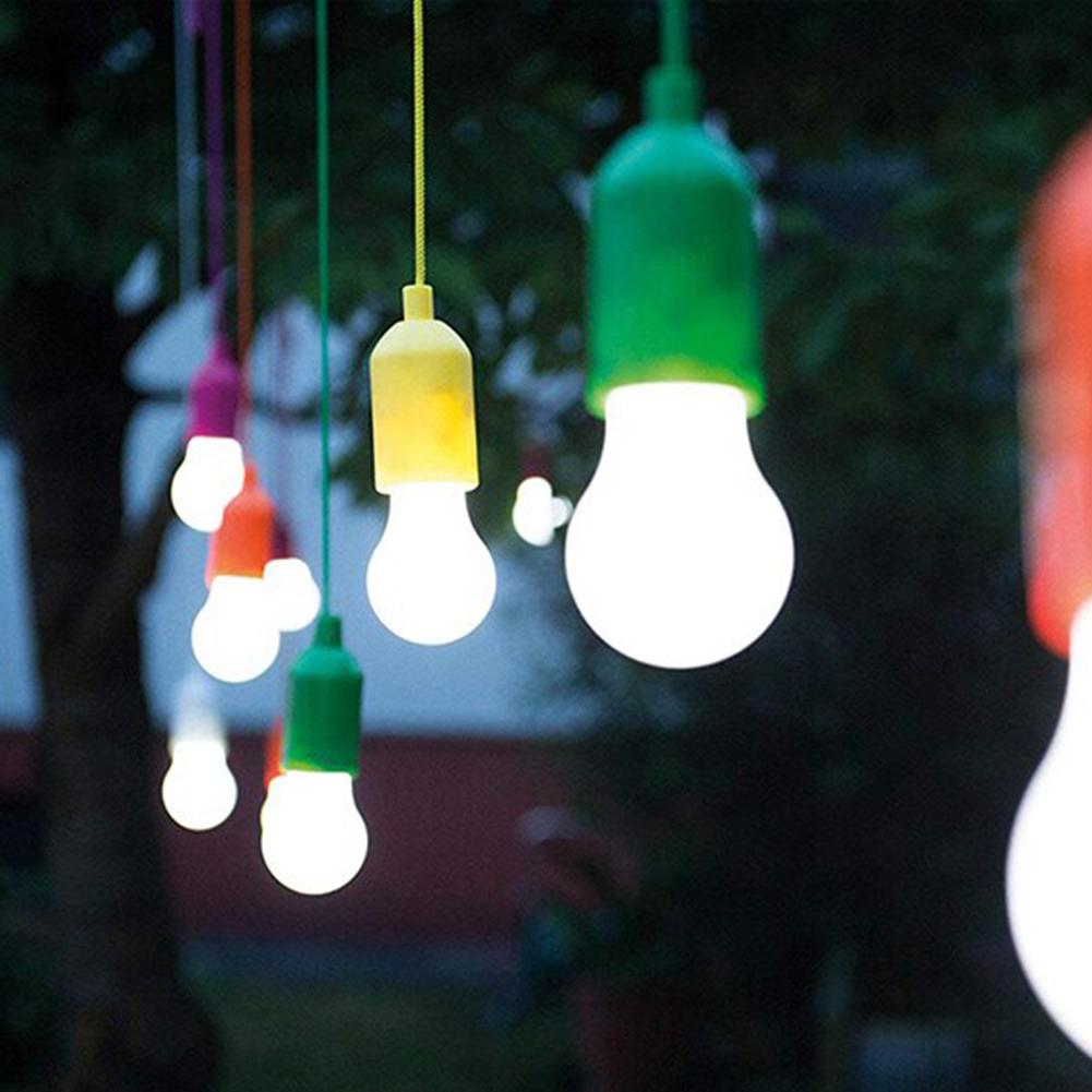Creatieve Opknoping Lichten Outdoor Camping Tent Lamp Batterij Aangedreven Cord Lamp Hanglamp Tuin Licht Woondecoratie