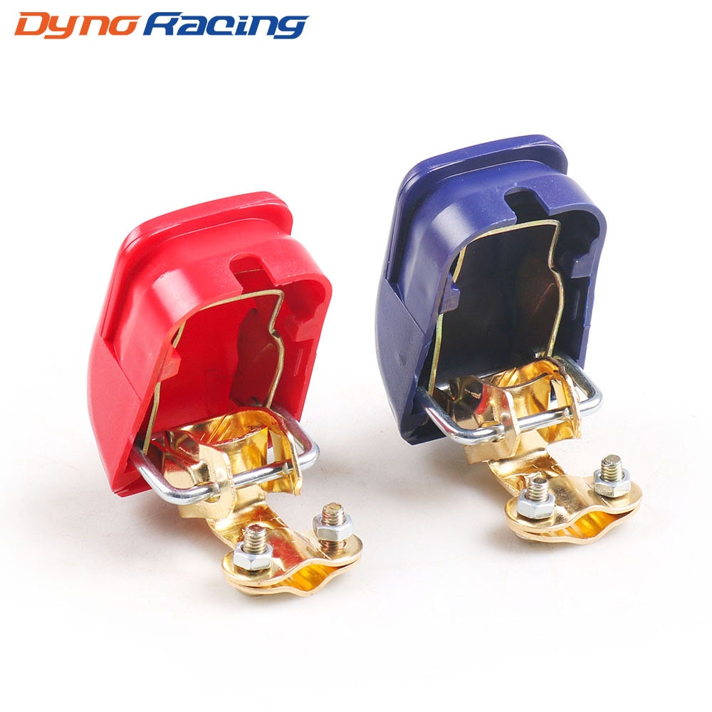 Abrazaderas universales de terminales de batería de liberación rápida de 12V para coche, Conector de batería de motocicleta y caravana, accesorios de coche, piezas de coche