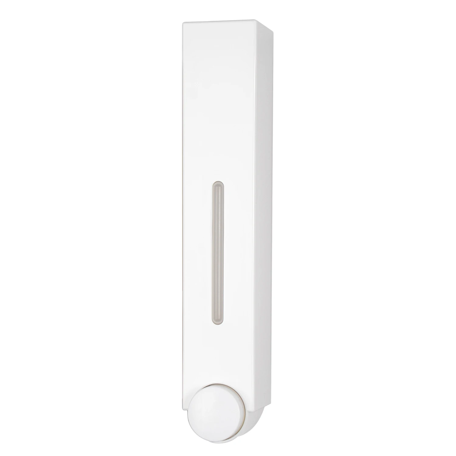 Soap Dispenser Hotel Kitchen Bathroom Manual Wall-mounted Soap Dispenser Shower Gel Shampoo Press Liquid Soap And accessories: WHITE