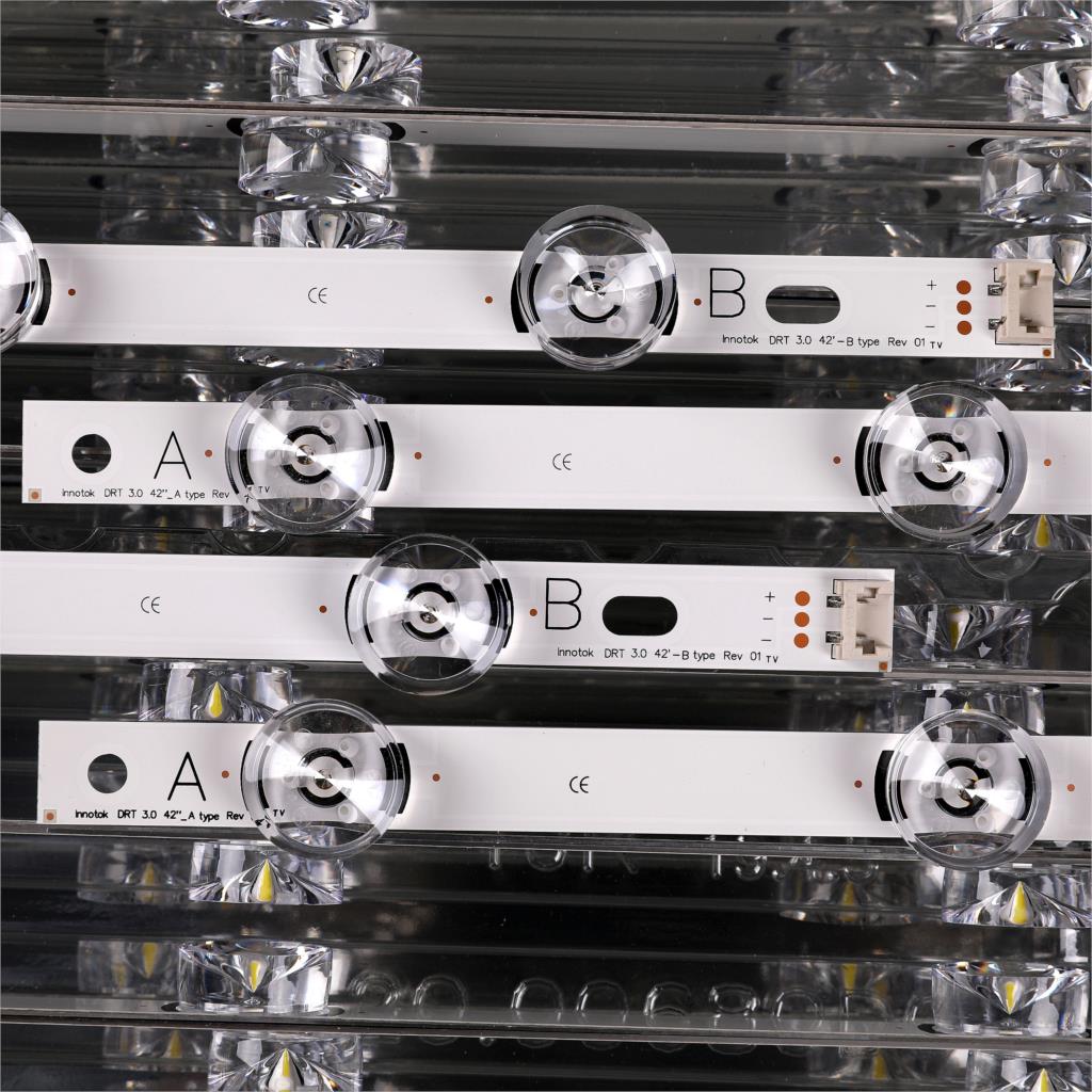 825Mm Led Strip 8 Leds Voor Lg Innotek Drt 3.0 42 "_ A/B Type 42LB5610 42LB5510 42LY320C 42GB6310 Tv Lcd Vervanging 4Sets