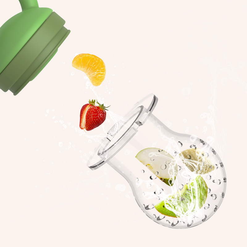 Baby extra voedsel feeder silicagel kan bijten groenten en fruit, LECO kan koken baby hap muziek in heet water