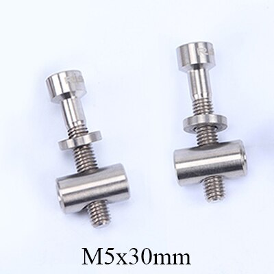 2 pz/lotto RISCHIO M5x30/40 millimetri Reggisella Bullone in Lega di Titanio Thomson Reggisella Bullone Vite Bicicletta Parti Della Bici: M5x30mm titanio