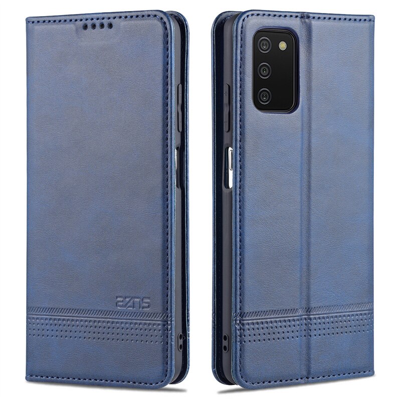 A02S Etui SM-A025F/DS Etui do Samsung Galaxy A02S A03S A02 S A 03 S A 03 S okładka książki stojak portfel gniazdo kart kabura Coque torba