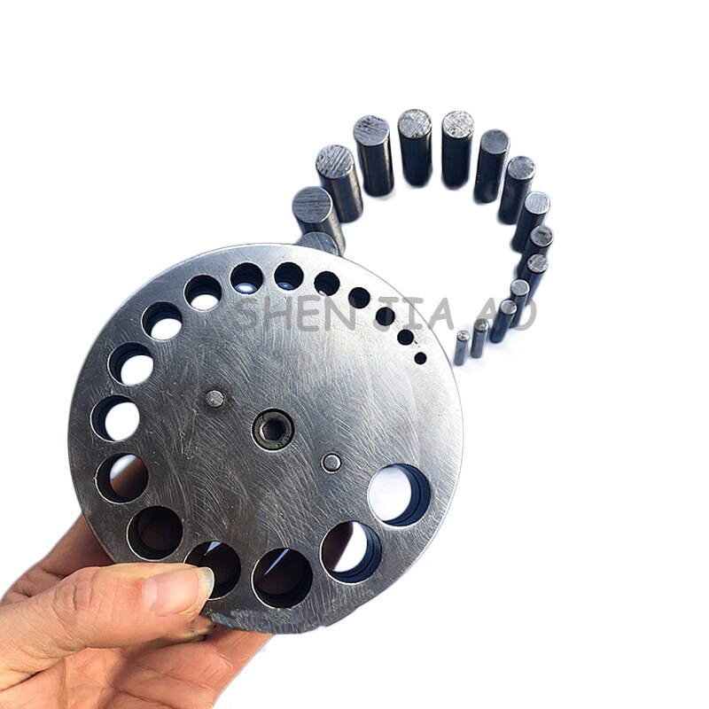 17 Hole Circular Punch Punch DIY Jewelry Processing Metal Disc Cutter Stamping Machine 1PC