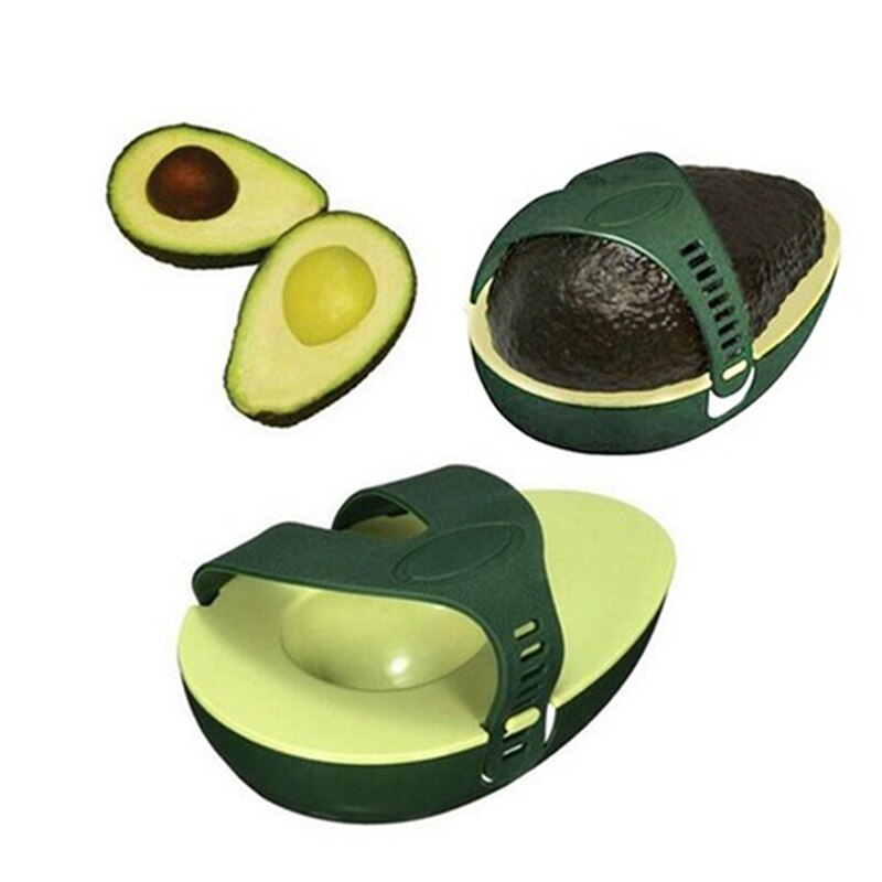 Avocado Opbergdoos Herbruikbare Avocado Saver Plastic Fruit Container Vers Houden Doos Keuken Groente Voedsel Organizer Scherper: GR