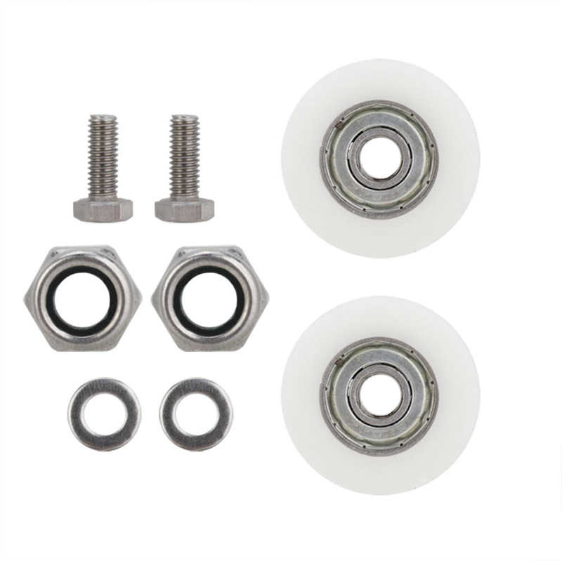 30mm Diameter Elite Greenhouse Door Wheels Replacement Kit Sliding Wardrobe Door Roller Slide Door Wheels