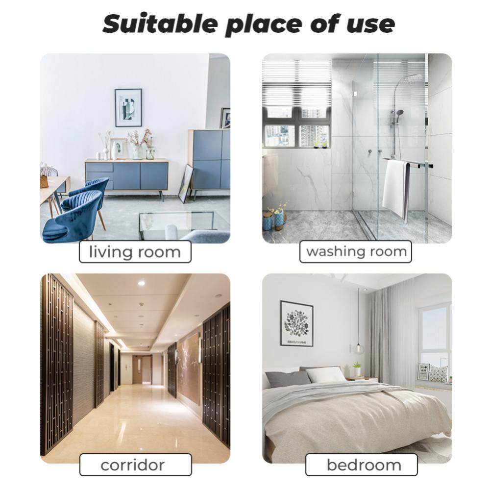 Smart Wall Light Switch Infrared Sensor Glass Screen Panel Infrared Induction Waving On Off Switch 100-240V Light Control Panel