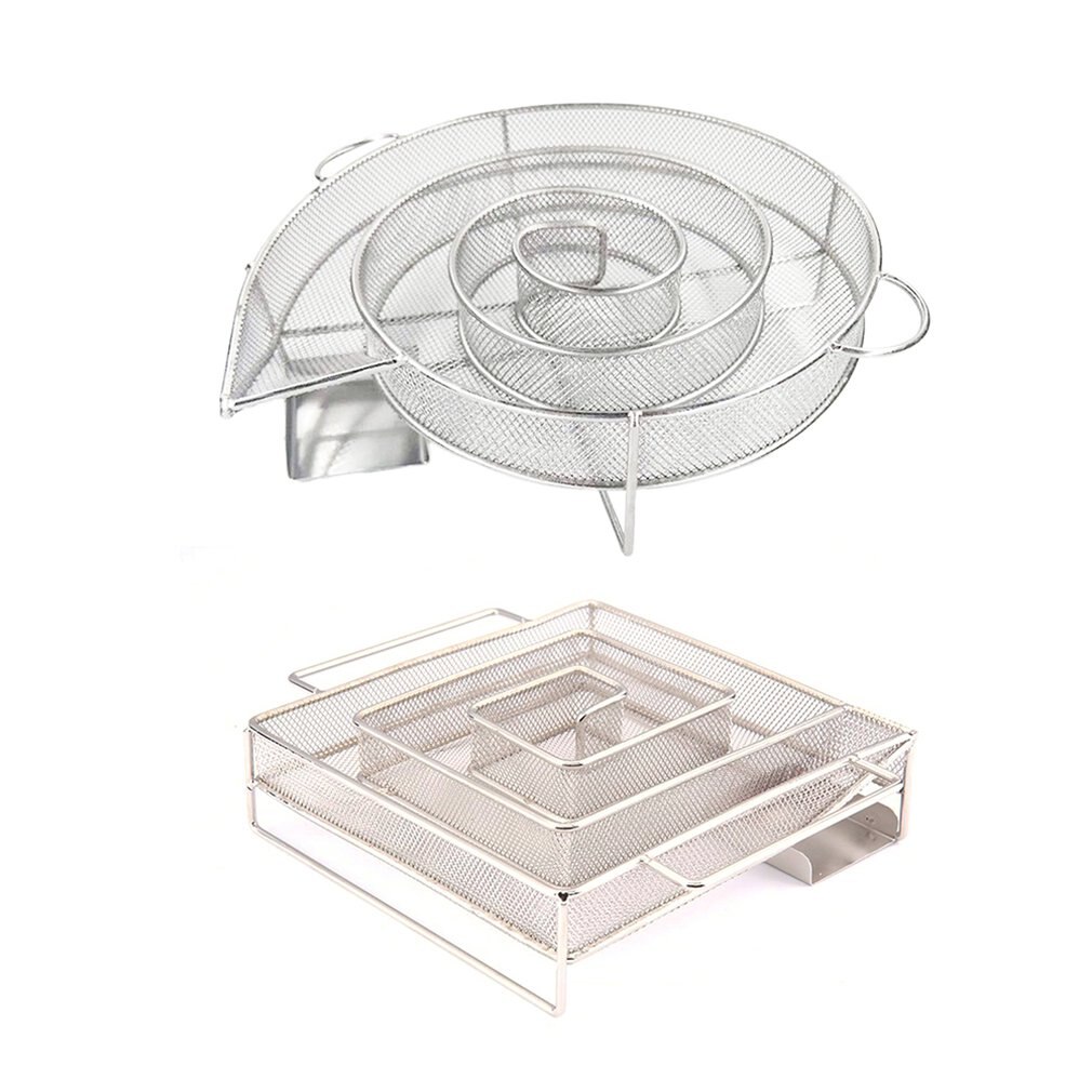 Barbecook - Smokerbox - Rookgenerator - Rookdoos - Koud Roken BBQ/Barbeque - Cold Smoke Spiraal Rvs O 17 Cm