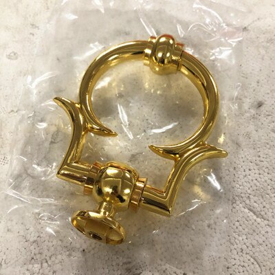 Europese Eenvoudige Klopper Gun Zwart-Goud/Zilver/Zwart Luxe Klopper Zinklegering Klop Ring Deurklopper Meubels handvat Hardware: gold