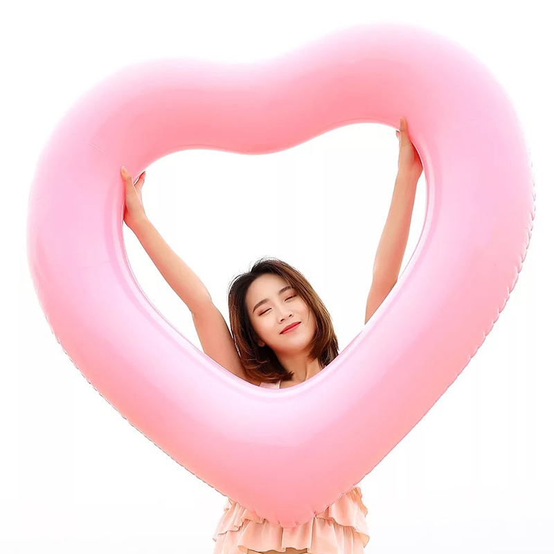 90 cm/120 cm Ring Herz Form Pool Float Rosa Süße Herz Form Schwimmen Ring Spielzeug Pool Float Boje herz Für Erwachsene Kinder Spielzeug